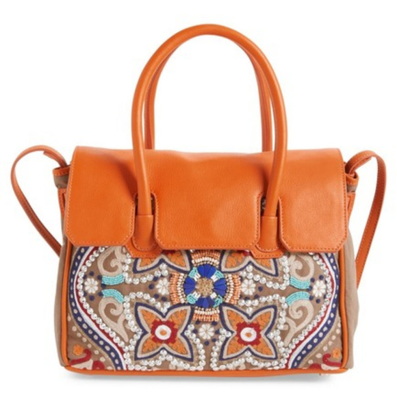 Sam Edelman Handbags - Sam Edelman Sylvia Embroidered Satchel
